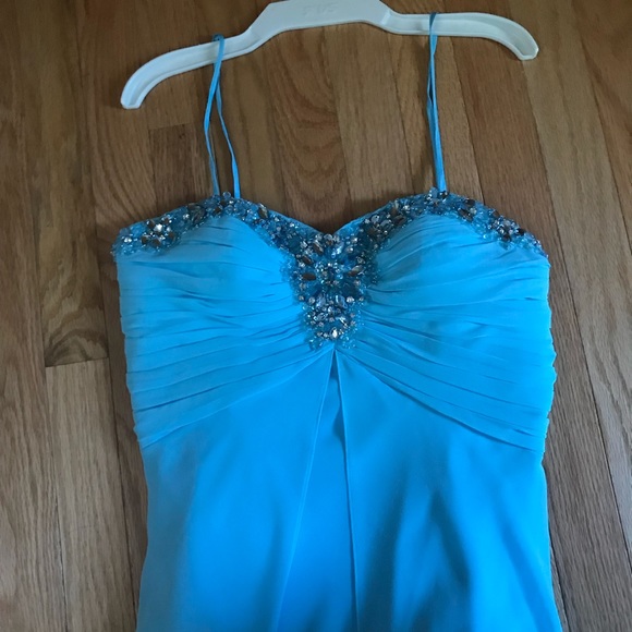 Light Blue Prom Dress - Picture 2 of 3